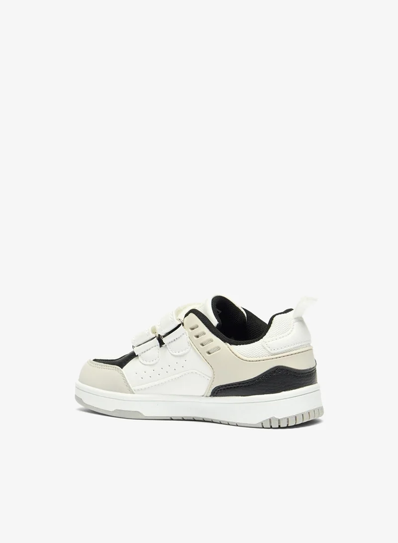 DUCHINI Boys Mister Colourblock Sneakers with Hook and Loop Closure