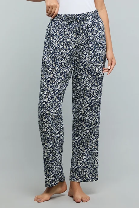 أر أند بي Patterned Pyjama Pants with Drawstring Waist