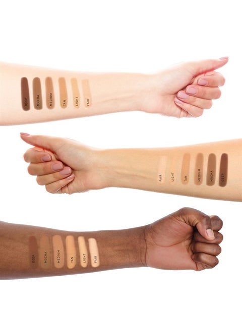 Skin Perfecting BB Cushion Full Coverage Long Lasting Natural Glow Foundation On The Go Case With Mirror (Mocha)