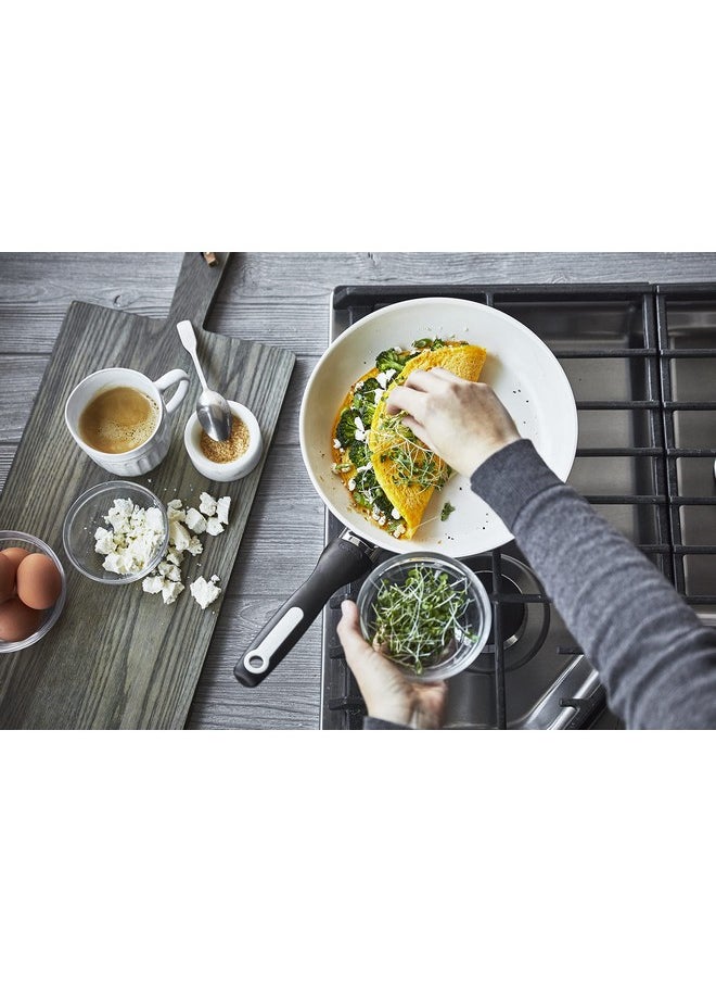Greenpan GreenPan Rio Healthy Ceramic Nonstick 10" Frying Pan Skillet, PFAS-Free, Dishwasher Safe, Black  - Image 2