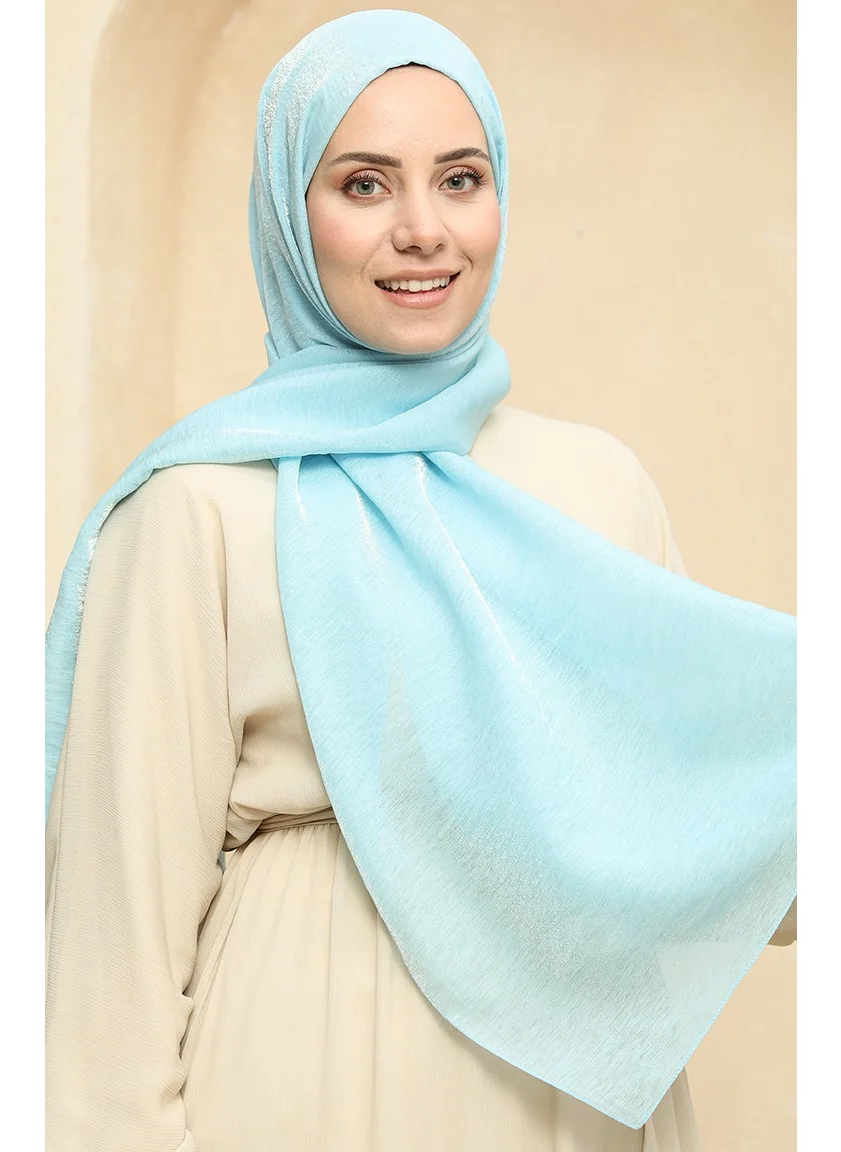 Sefa Merve Nursema Sparkle Shawl 81004-51 Light Blue