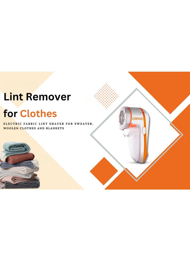 C DEVICE C DEVICE lint remover Electric Lint Remover for clothes Electric lint roller for Woolen Sweaters Blankets Jackets Burr Remover Pill Remover From Carpets Curtains lint shaver Fabric Shaver for Woolen Clothes Lint Shave  - Image 3