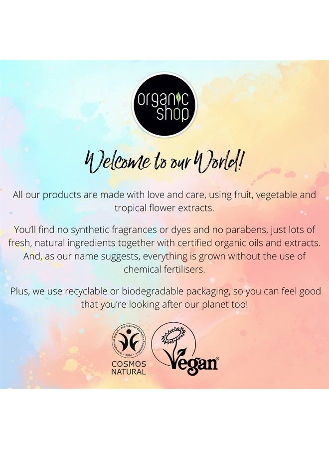 Organic Shop Body Cream Pink Lychee Organic Lychee & 5 Oils 250ml - Image 5