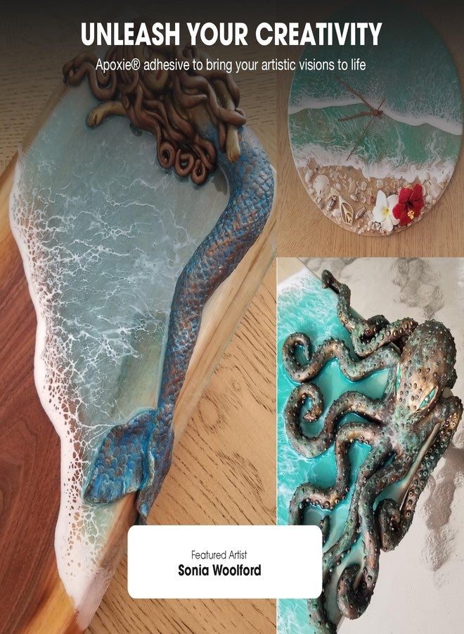 Aves Apoxie Sculpt - 2 Part Modeling Compound (A & B) - 1 Pound, Apoxie Sculpt for Sculpting, Modeling, Filling, Repairing, Simple to Use and Durable Self-Hardening Modeling Compound - Brown - Image 4