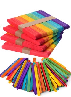 CRAFT MAGIC, 200 PACK Colored Popsicle Sticks, 4.5 Inch Colored Wooden Craft Sticks for DIY Craft Creative and Classroom Art Supplies. - pzsku/Z97980976F154358292CAZ/45/_/1714925433/bfefd673-8b36-4932-8c28-4707c1295282