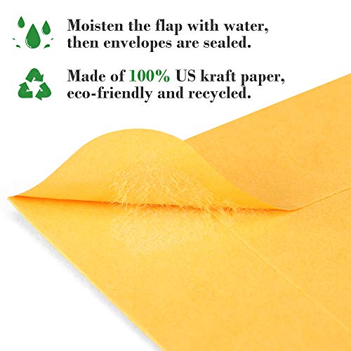 ValBox Coin Envelopes Small Parts Envelope with Gummed Flap for Home, Garden or Office Use, Kraft Seed Envelopes 500 per Box (Brown, 3 (2.5x4.25 Inches)) - Image 3