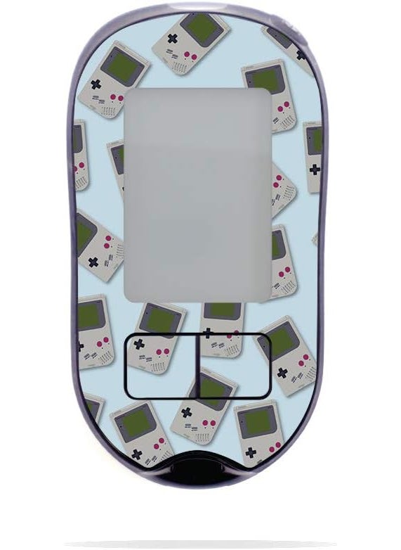 MIGHTY SKINS MightySkins Skin Compatible with Accu-Chek Aviva Plus - Game Kid Tile | Protective, Durable, and Unique Vinyl Decal wrap Cover | Easy to Apply, Remove, and Change Styles | Made in The USA 
