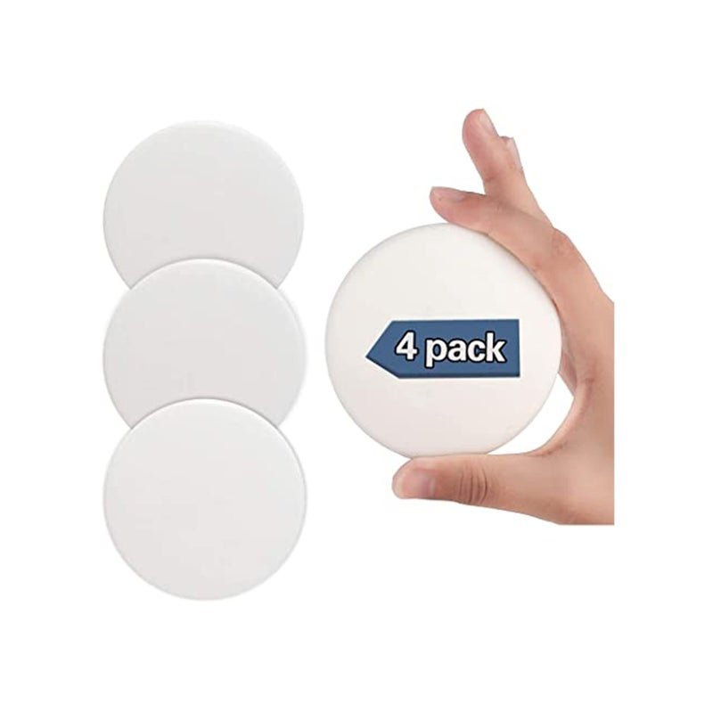 SOLARAE Door Stopper Wall Protector, 4 Pcs Silicone Door Knob Wall Bumper Guard with Self Adhesive for Protecting Wall, Door Handle, Refrigerator Door - Image 2