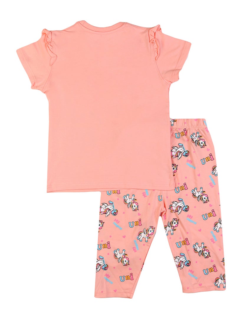 زيركون بيجامة بناتي صيفي - Image 3