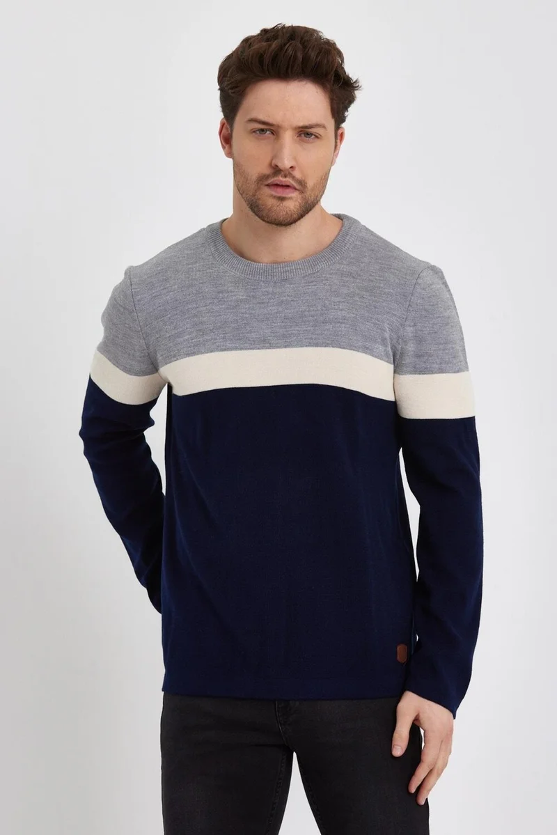 Alexander Gardi Color Block Sweater (E22-5701)