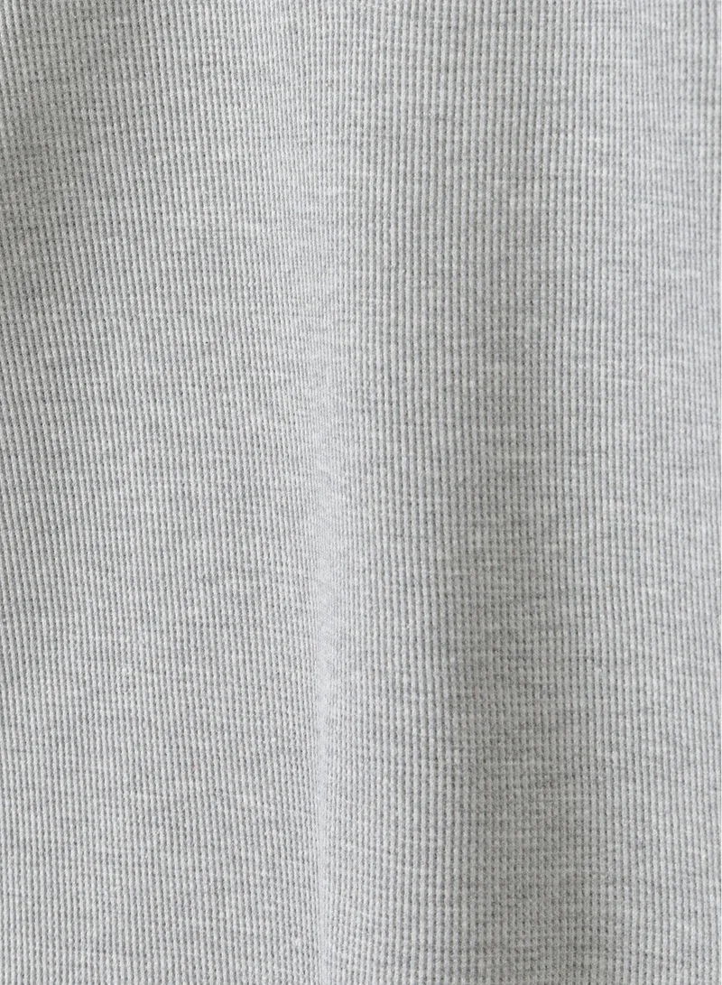 MINOTI Kids Long Sleeve Henley Top with Buttons