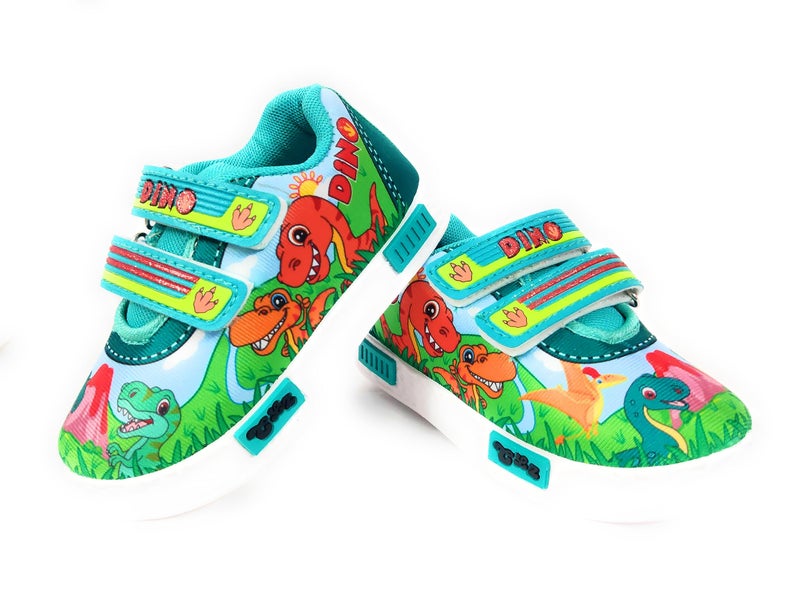 Coolz Unisex Casual Shoes for Kids Boys and Girls Dino-1 for 1-4 Years (Green, 12 Months) - Image 5
