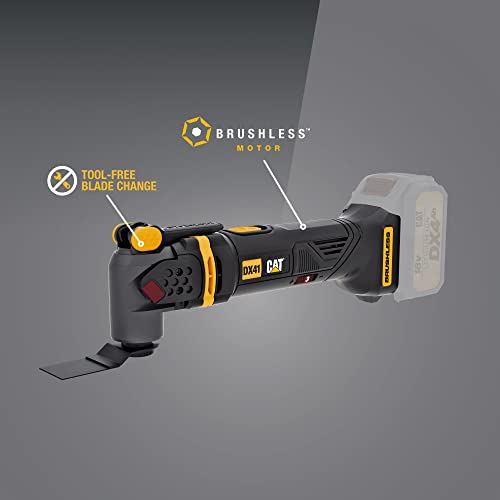 Caterpillar Cat® 18V 1 FOR ALL Cordless Oscillating Multi-Tool with Brushless Motor (Tool Only) - DX1B - Image 3