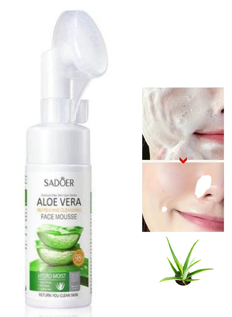 SADOER ALOEVERA REFRESHING CLEANSING FACE MOUSSE - Image 1