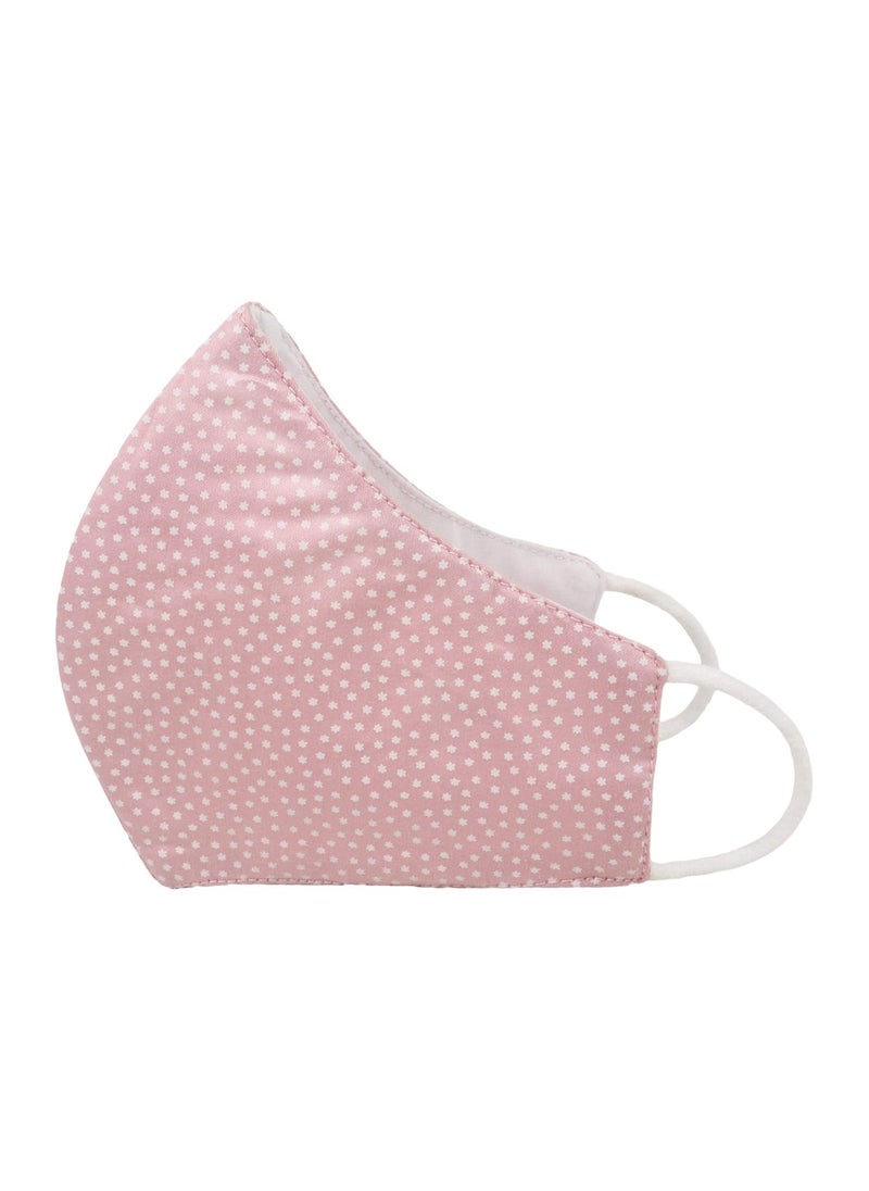 LAURET BLANC LAURET BLANC Reusable Washable Cloth Face Mask 3 Layers Polka Dot Pattern  - Image 3