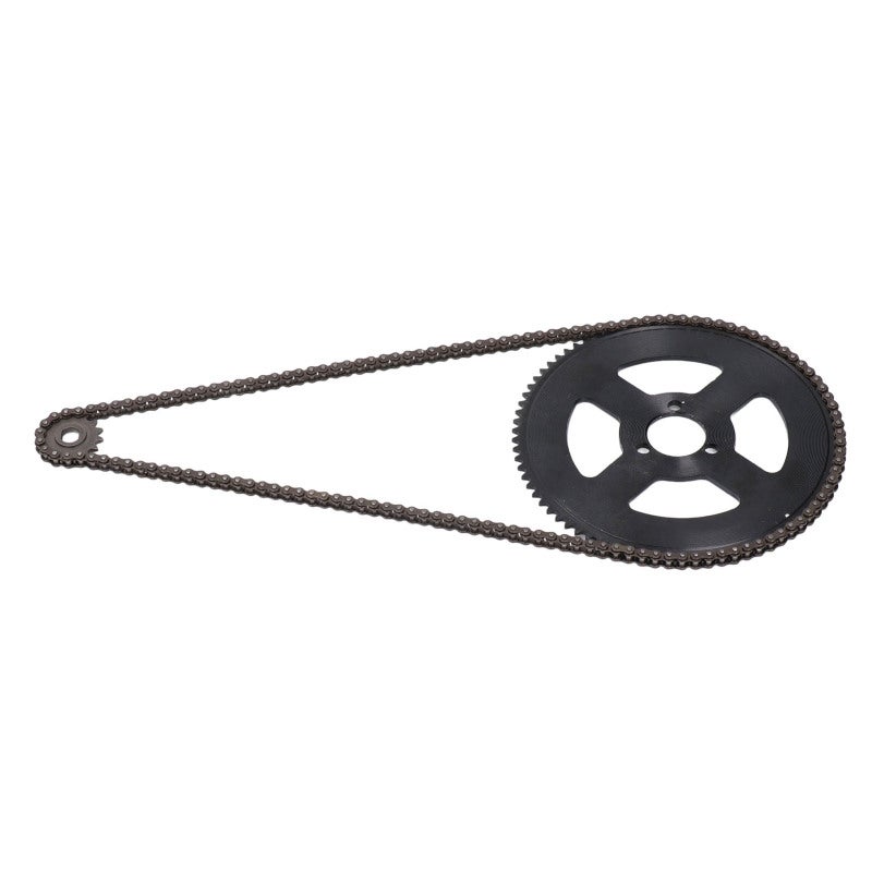 25H Chain Sprocket Set - Premium Steel Durable Wear-Proof Rust-Resistant - 146 Link Chain 15T Front 80T Rear Sprocket for 47CC 49CC Mini Motorcycles ATVs Dirt Bikes Pocket Bikes - Image 5