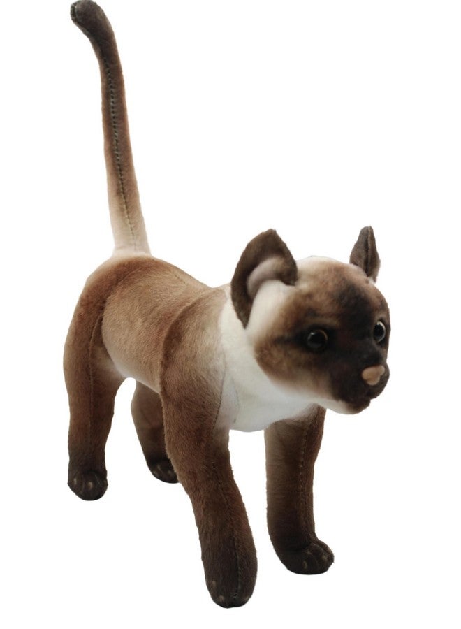Tickles Tickles Standing Cat Soft Stuffed Plush Animal Toy for Kids Boys & Girls Birthday Gifts (Color: Brown Size: 35 cm)  - Image 1