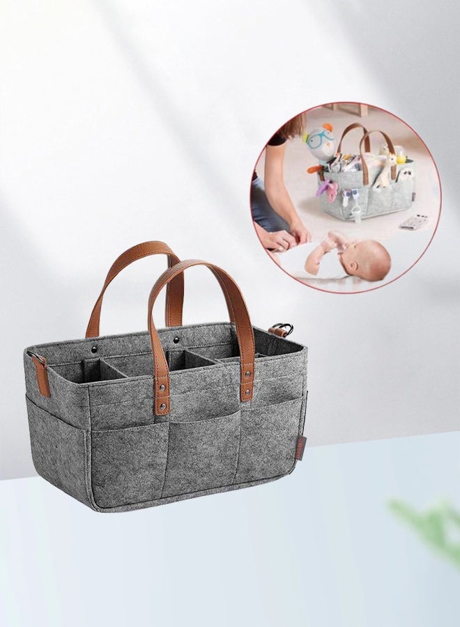 1 قطعة ، حقيبة تخزين أمي (رمادي غامق) ، حقيبة منتج طفل ، حقيبة تنظيم الأم والطفل ، حقيبة سفر الطفل ، حقيبة الأم متعددة الوظائف ، حقيبة تخزين تصنيف الأم والطفل ، سعة كبيرة ، مواد صديقة للبشرة. - Image 2