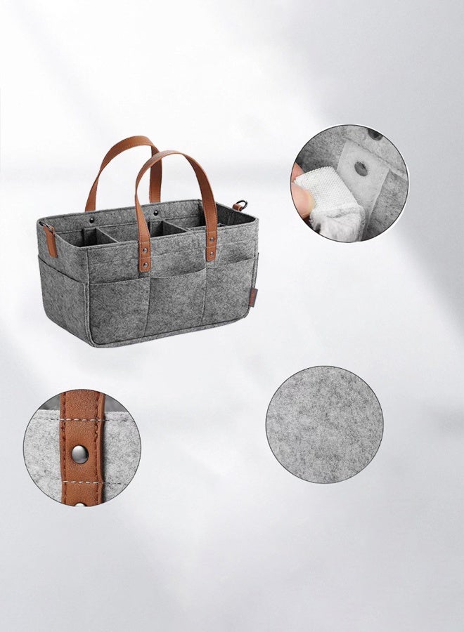1 قطعة ، حقيبة تخزين أمي (رمادي غامق) ، حقيبة منتج طفل ، حقيبة تنظيم الأم والطفل ، حقيبة سفر الطفل ، حقيبة الأم متعددة الوظائف ، حقيبة تخزين تصنيف الأم والطفل ، سعة كبيرة ، مواد صديقة للبشرة. - Image 3