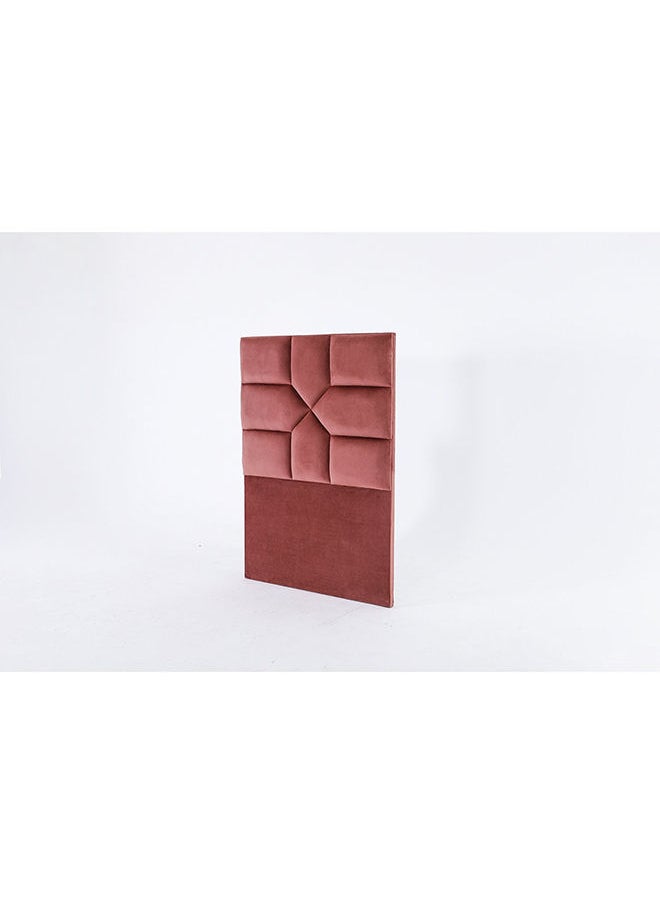 Pan Home - Elliana Single Bed Velvet Pink 90x200 cm - Image 1