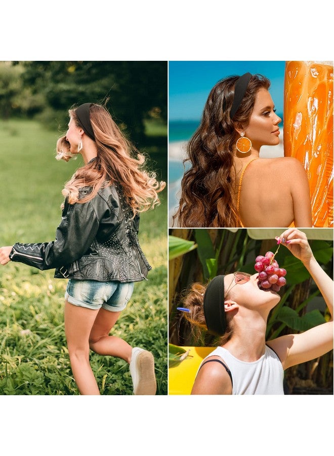 إسكدنيا Yoga Sports Headbands For Women Elastic Nonslip Headbands Workout Running Hair Bands 6 Pack - Image 5