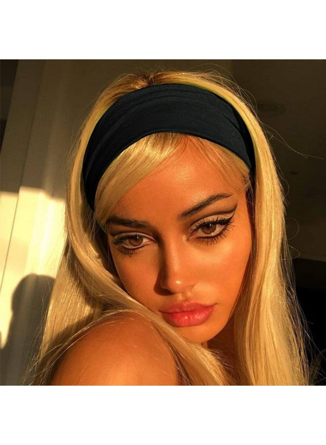 إسكدنيا Yoga Sports Headbands For Women Elastic Nonslip Headbands Workout Running Hair Bands 6 Pack - Image 4