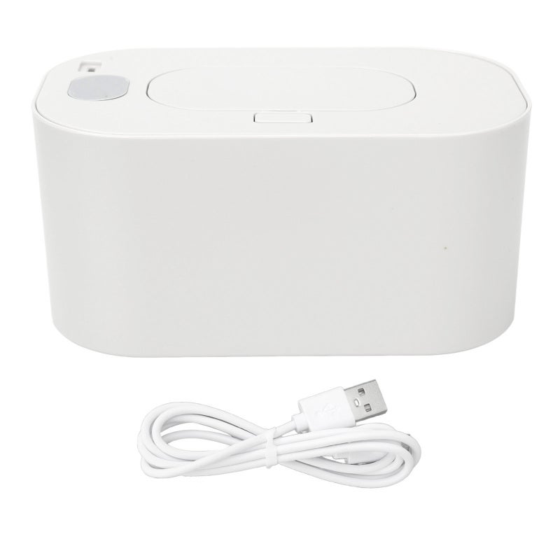 Wet Wipes Heater Portable Household Wet Wipes Heating Box Constant Temperature Wet Wipe Machine White - Image 1