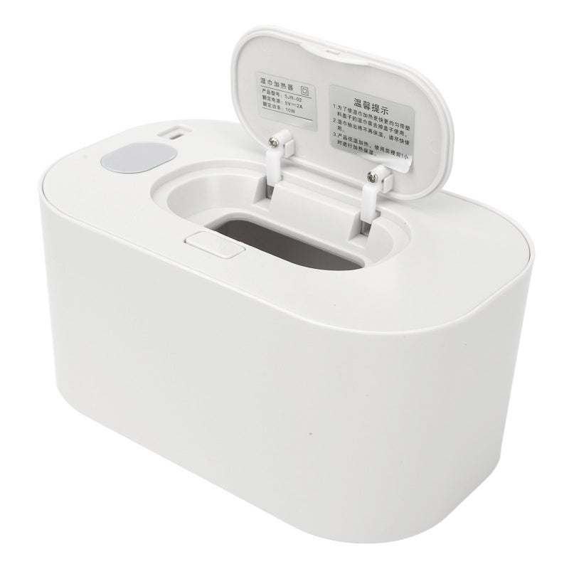 Wet Wipes Heater Portable Household Wet Wipes Heating Box Constant Temperature Wet Wipe Machine White - Image 3