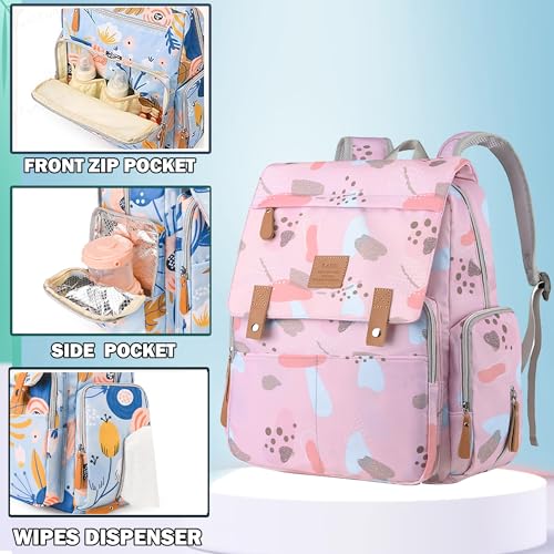 FunBlast Mother Bag, Mother Bags for Women, Multifunctional Travel Mommy Diaper Bag, Baby Diaper Bags for Mom for Travel, Mothers Bag for Baby Travel Backpack with Multiple Pockets (FB-01) - Image 3