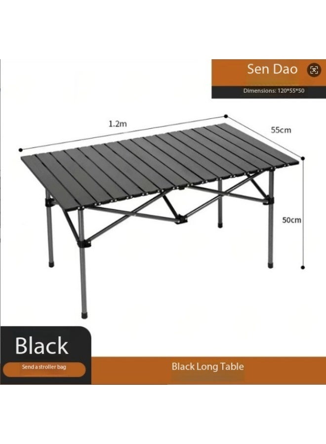 120CMx55CM table size,42x42x39CM chairs 6pcs,Foldable outdoor table and chairs set, outdoor table and chairs, camping table and chairs, foldable table and chairs, patio chairs - Image 3
