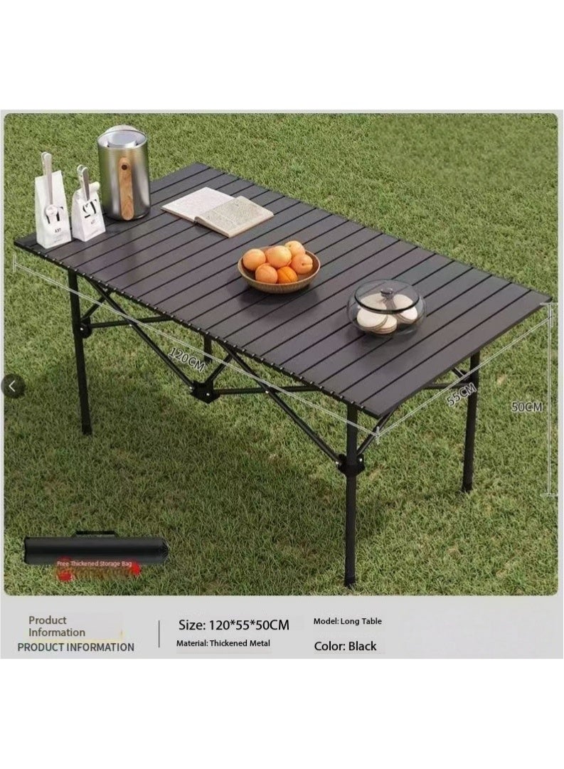 120CMx55CM table size,42x42x39CM chairs 6pcs,Foldable outdoor table and chairs set, outdoor table and chairs, camping table and chairs, foldable table and chairs, patio chairs - Image 5