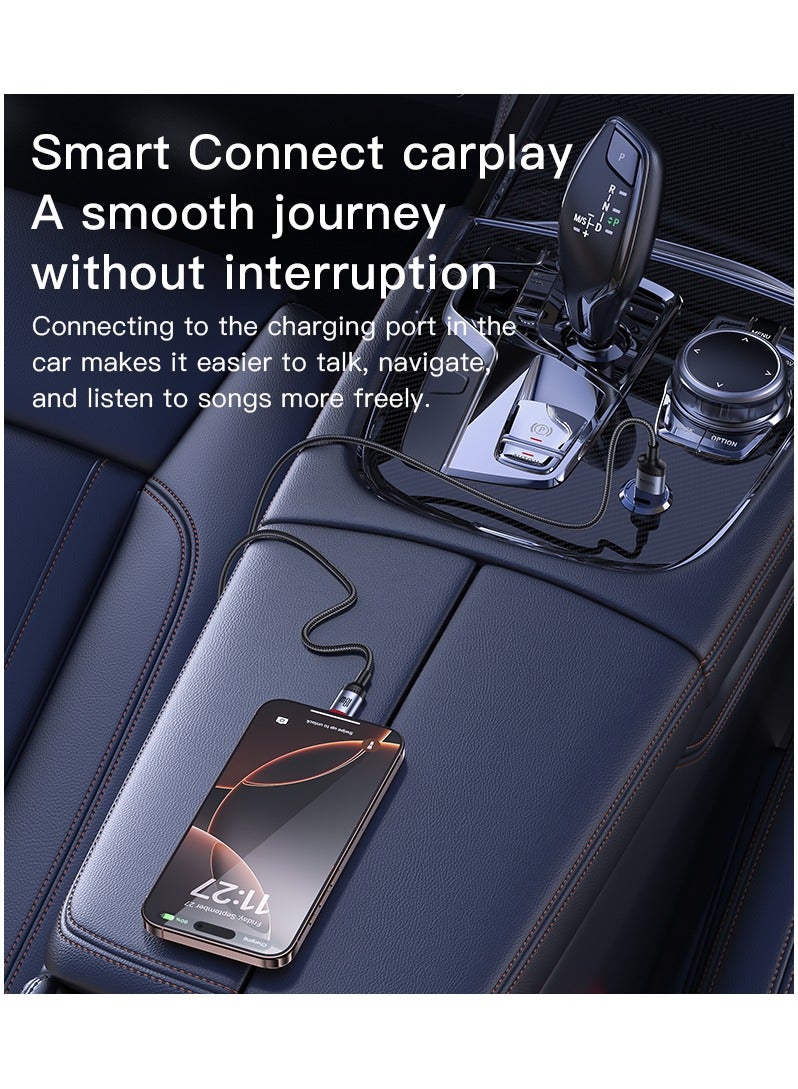 يسيدو كابل بيانات CA129C بطول 1.2 متر من USB إلى Type-C بقوة 18 وات، شحن سريع، مزود بشريحة ذكية مدمجة، مصنوع من سبائك الألومنيوم المضفرة - Image 5