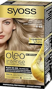 Syoss Oleo Intense Permanent Intensive Oil Color 860 HONEY BLONDE 3er Pack - Image 2