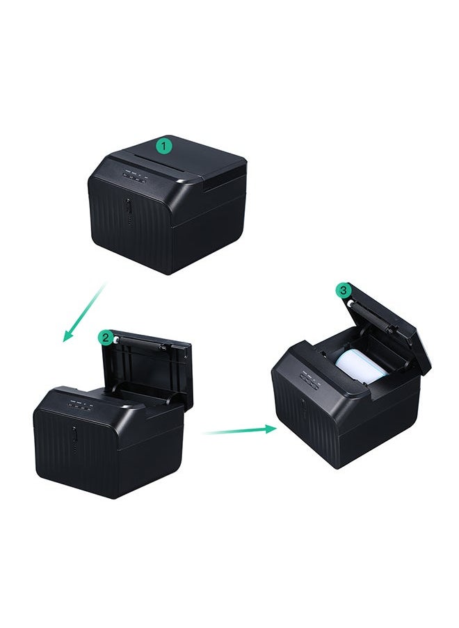 NIBEMINENT USB High Quality Thermal Receipt Printers Black  - Image 5