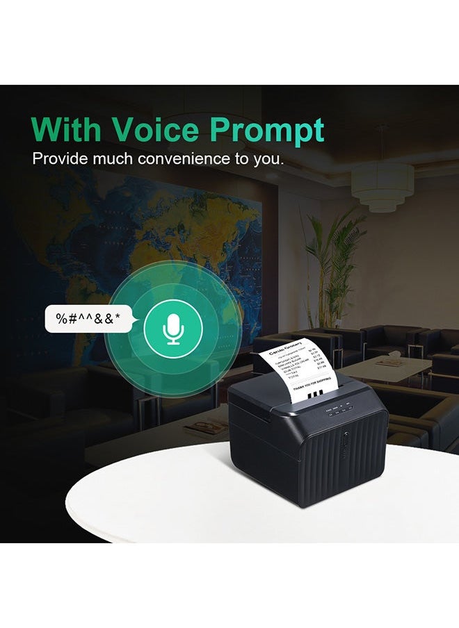 NIBEMINENT USB High Quality Thermal Receipt Printers Black  - Image 3