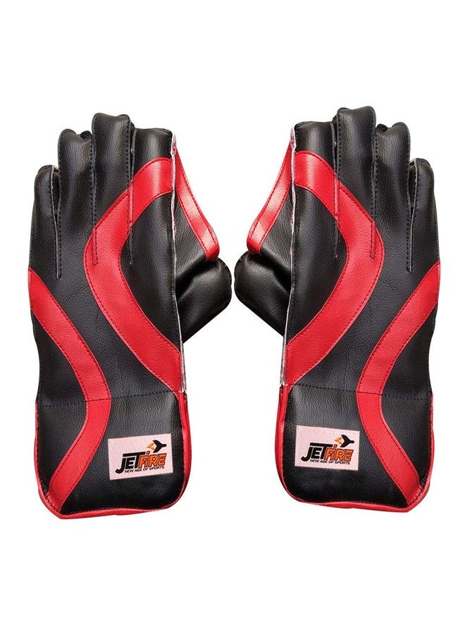 JetFire Wicket Keeping Gloves Wicket Keeping Gloves (L, Red) - Image 4