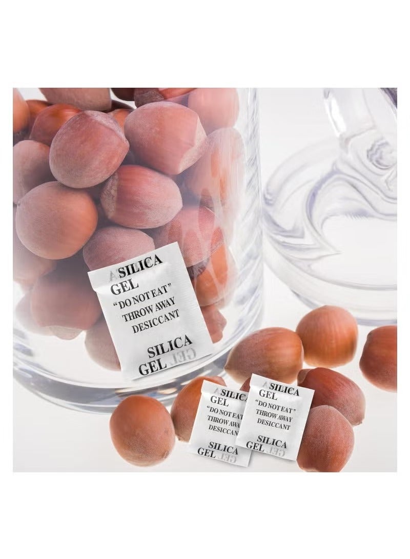 general 200 Packs 1 Gram Desiccant Packets Food Safe Silica Gel Desiccant Packets Premium Moisture Absorbers for Food Storage Desiccant Beads Packet for Moisture Storage Control - Image 4