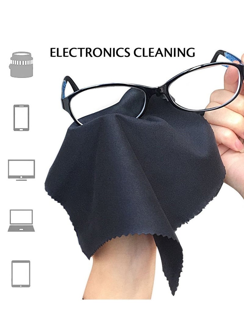 Generic - 8-Piece Microfiber Eyeglass Cloths for Cleaning Lenses Screens Cameras Cell Phone LCD TV Screens Tablets - Image 1
