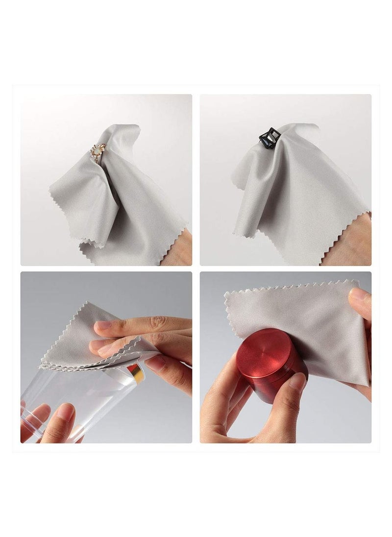 Generic - 8-Piece Microfiber Eyeglass Cloths for Cleaning Lenses Screens Cameras Cell Phone LCD TV Screens Tablets - Image 1