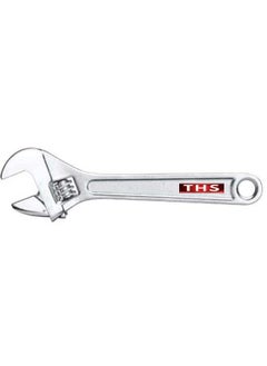THS THS 6 150mm Adjustable Wrench Adjustable Spanner Precision Milled Jaws for Max Gripping Power AntiCorrosion DIN Standard Dieforged RustProof Durable  - Image 1