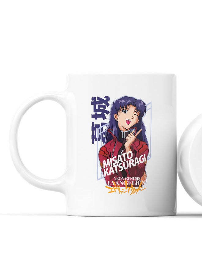 LIT - Neon Genesis Evangelion Mug Neon Genesis Evangelion Mug for Coffee Misato Katsuragi Gift Mug Cute Anime Character Anime Character Fan- - Image 1