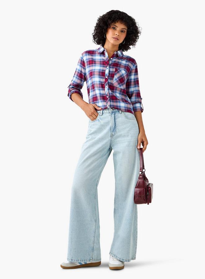 Lee Cooper Regular Fit Checked Shirt - Image 1
