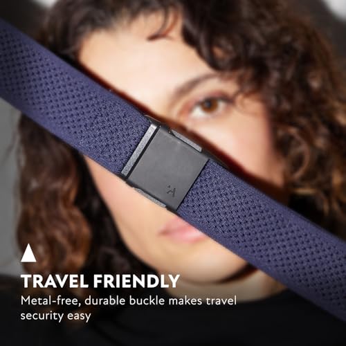 Arcade Belts Momentum Belt - Elastic Stretch Belt with Low-Profile Buckle, Travel-Friendly, Adjustable Fit (Black) - Image 5