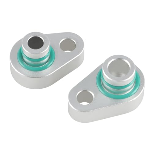 KPALAG Aluminium Alloy Silver Rear AC Block Off Kit AC Blockout Kit Elimination Auxiliary Kit Compatible with Ford Expedition Explorer FlexLincoln MKT - Image 1