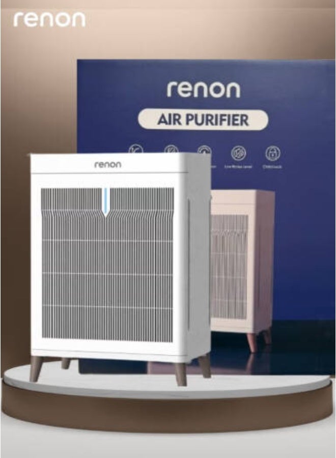 Renon Smart Air Purifier with H13 True HEPA Filter, AI Mode, LED Touch Display, Sleep Timer, Child Lock & Air Quality Monitor for Home & Office | KJ320-Q - Image 5