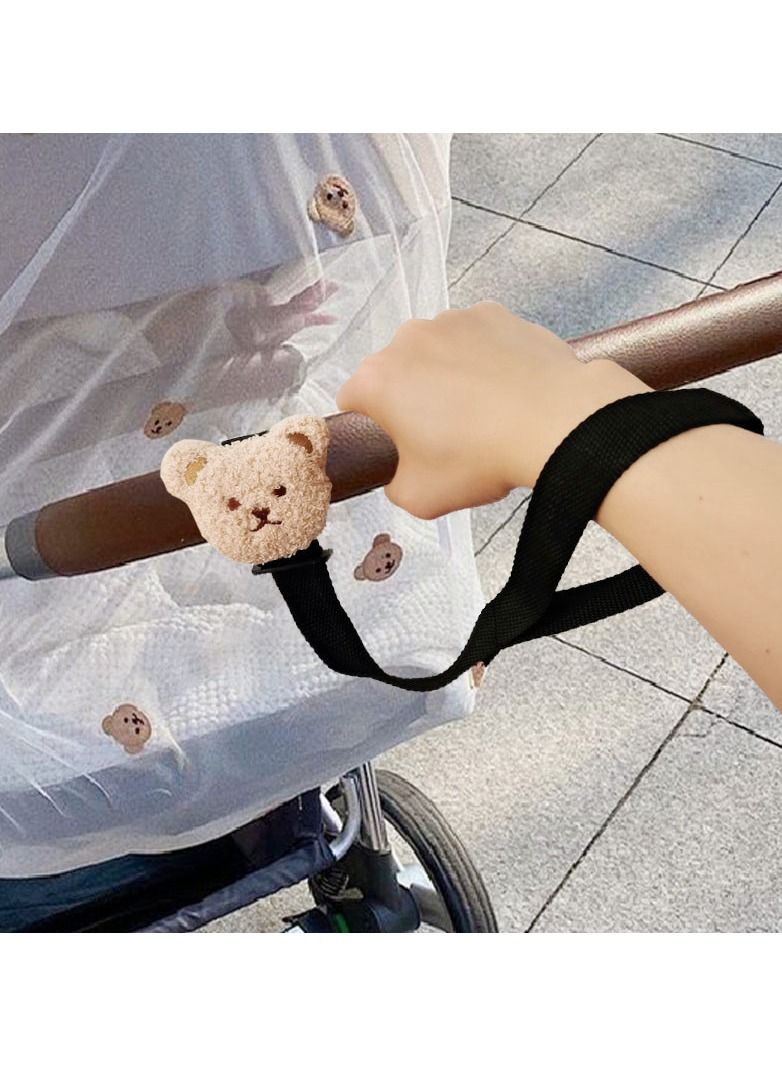 حزام المعصم لسلامة عربة الأطفال مع تحكم يدوي وحزام مضاد للانزلاق - ملحقات عربة الأطفال العالمية مع شريط واقي متين - Image 1
