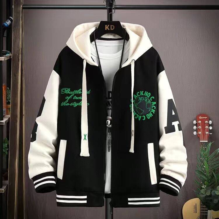 Jackets For Boys Junior High School Students Handsome Baseball Uniform Jackets Teenagers And Older Men'S Clothing