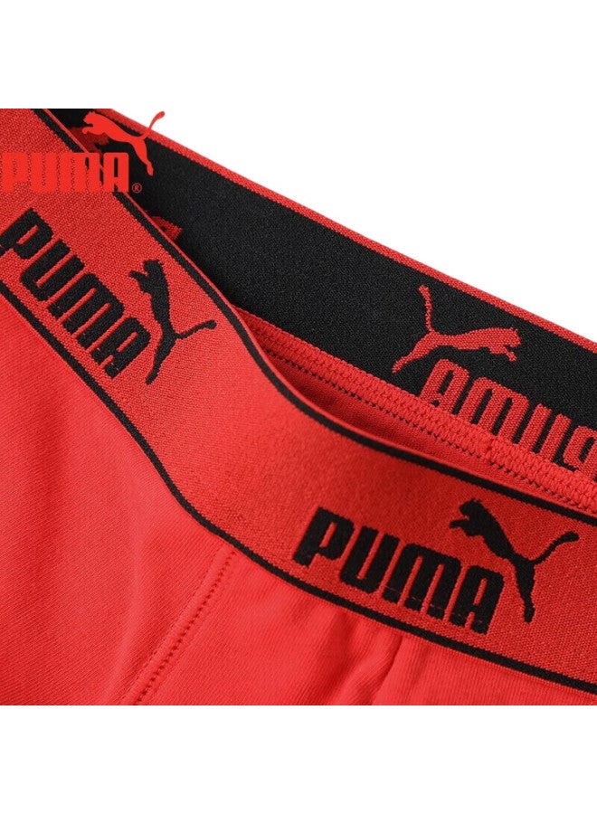 PUMA Men'S Underwear Lucky Dragon Year Wedding New Year Red Underwear 3-Pack - Image 2