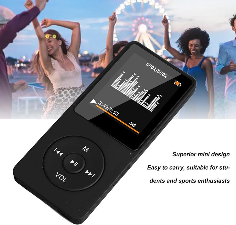 Goshyda Mp4 Player, Mp4 Music Player with Bluetooth, Mini Portable Mp3 Mp4 Player for Running Walking Studying - Image 2