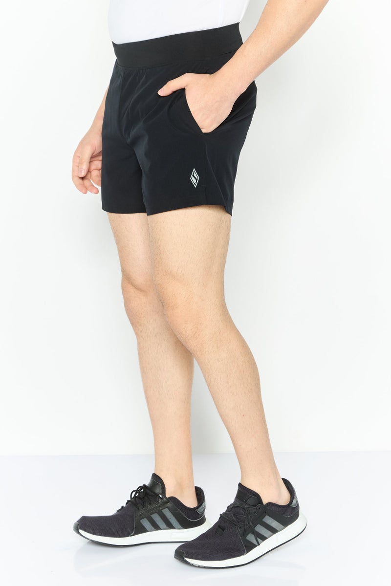 SKECHERS Men Sportswear Fit Training Shorts, Black  - Image 3